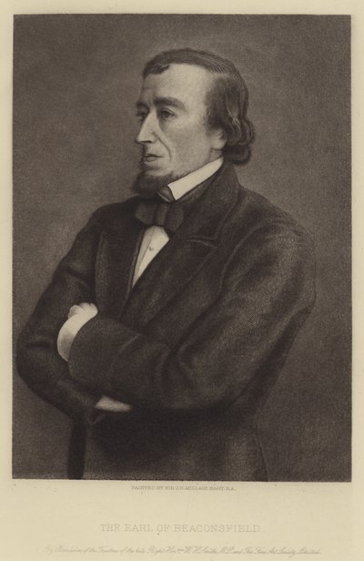 The Earl of Beaconsfield by English School